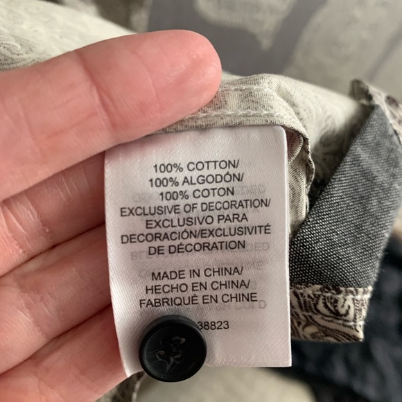 MOONSHINE SPIRIT MEN'S TATTOO PAISLEY PRINT LONG SLEEVE SNAP WESTERN SHIRT - Picture 4 of 5